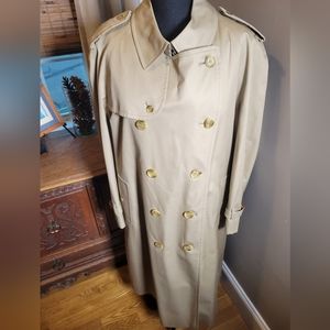 VINTAGE BURBERRY'S FULLY WOOL LINED TRENCH COAT